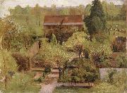 Christian Friedrich Gille Garden USA oil painting artist